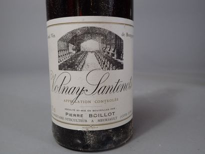 6 bouteilles Volnay Santenots 1985 Pierre...