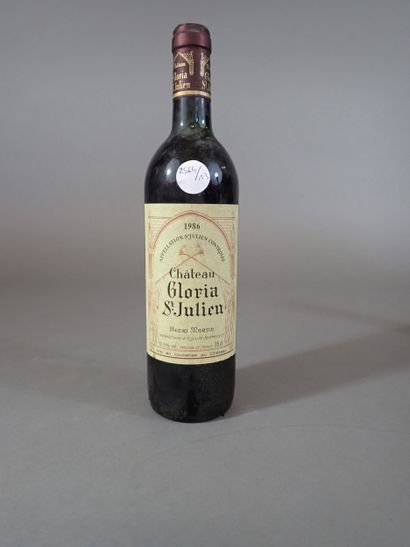 1 bouteille Château Gloria 1986 Saint Julien,...