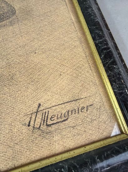 H. MEUGNIER - École du XXe, Le Boxeur (ou...