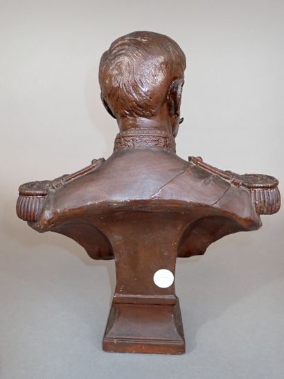 Auguste MAILLARD (1864-1944), Buste en plâtre...