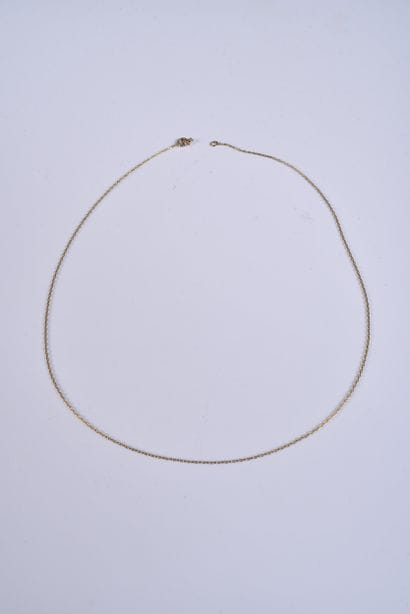 Chaine en or jaune (750°). Poids : 2gr. Longueur...