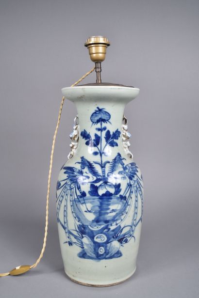Chine, fin du XIXe siècle. Important vase...