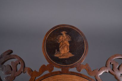 Miroir portatif de voyage formant triptyque...