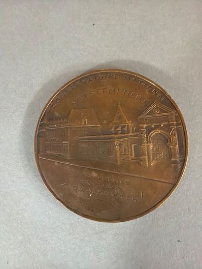 Médaille en bronze du Conservatoire National...