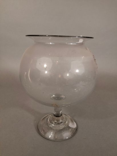 Loupe de dentellière en verre soufflé sur...
