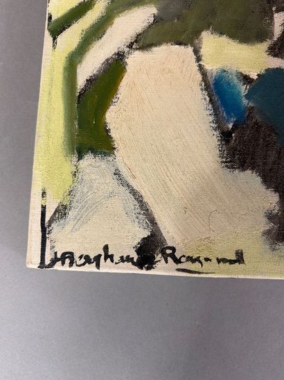 Raymond BERGHAVE (?) - Composition abstraite,...