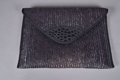 NINO CERRUTI. Large pochette enveloppe cérémonie...