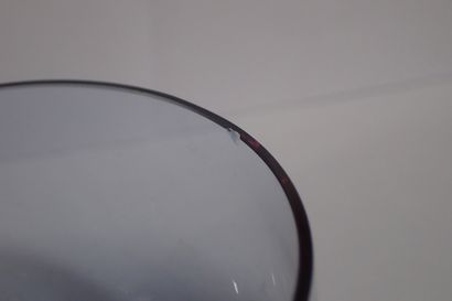 Lot de verres comprenant : 9 verres boules...