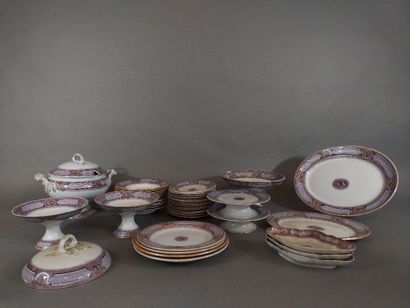 TERRE DE FER - Partie d'un service de table...