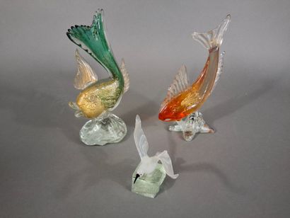 MURANO, dans le gout de. Deux poissons en...
