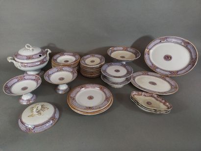 TERRE DE FER - Partie d'un service de table...