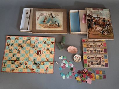 JOUETS ANCIENS - Lot de 2 jeux de société...