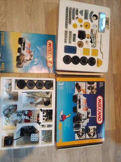 MECCANO - Lot de 12 coffrets dont 2 neufs...