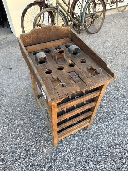 Jeu de grenouille vers 1930 en bois naturel,...