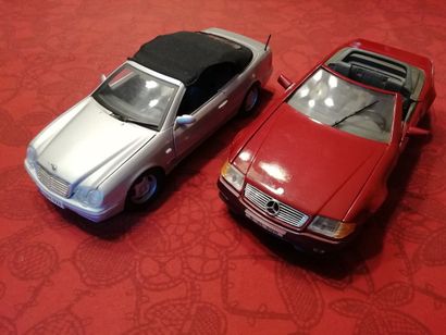 [VOITURE] Lot de 2 voitures, 1/18, sans boîte....