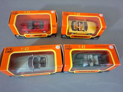 [VOITURE] NEW-RAY - Ensemble de 4 voitures,...