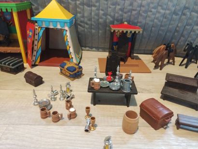 PLAYMOBIL - Chevaliers, chevaux, cavalier,...