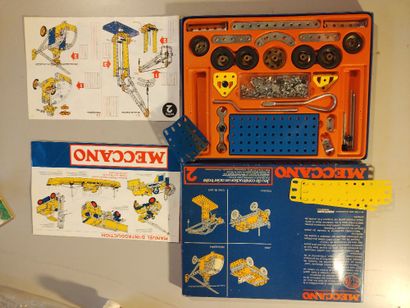 MECCANO - Lot de 12 coffrets dont 2 neufs...