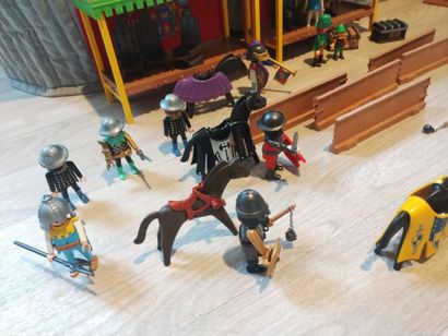 PLAYMOBIL - Chevaliers, chevaux, cavalier,...