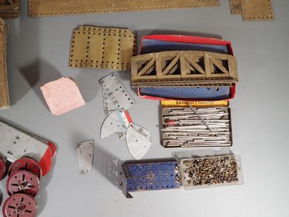MECCANO France, jeu de conctruction, 3 notices...