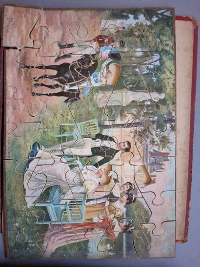 JOUETS ANCIENS - Lot comprenant :
- 3 puzzles...