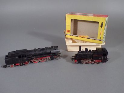 [TRAIN] Lot de 2 locomotives à vapeurs comprenant...