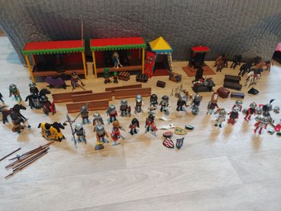 PLAYMOBIL - Chevaliers, chevaux, cavalier,...