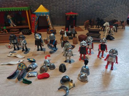 PLAYMOBIL - Chevaliers, chevaux, cavalier,...