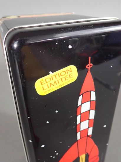 [TINTIN] Boîte en métal à décor de Tintin...