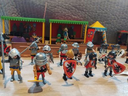 PLAYMOBIL - Chevaliers, chevaux, cavalier,...