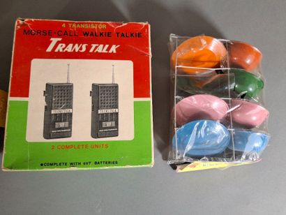 Lot de six jouets anciens comprenant :
-...