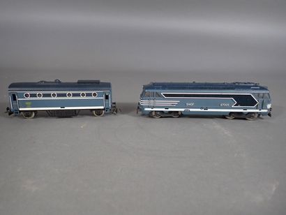 TRAIN - HO - Locomotives SNCF 67001 et 1...