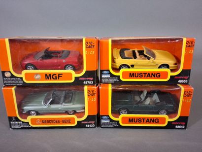 [VOITURE] NEW-RAY - Ensemble de 4 voitures,...