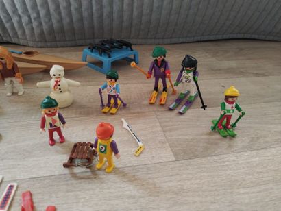PLAYMOBIL - neige, ski, hiver, canoë, boîte...