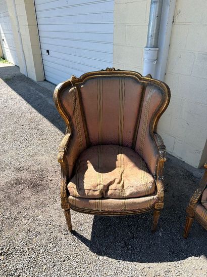 Ensemble de mobilier de salon de style Louis...