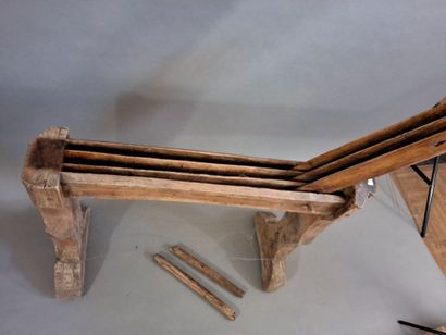 Broie à tillé en bois scié, taillé, assemblé....