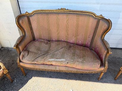 Ensemble de mobilier de salon de style Louis...
