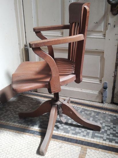 Fauteuil tournant de bureau américain en...
