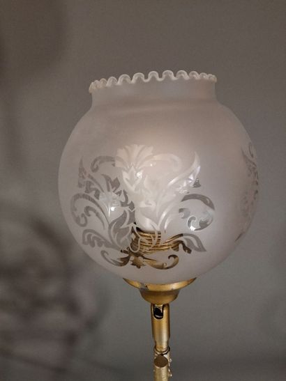 Paire de petits lampadaire de style Art déco...