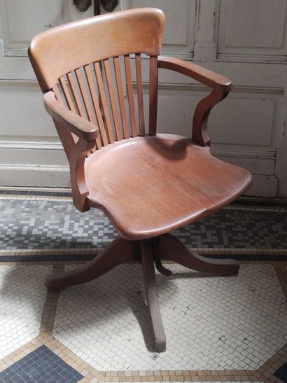 Fauteuil tournant de bureau américain en...