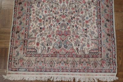 Tapis Pakistan en velours fait main, trame...