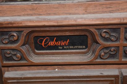 WURLITZER, Juke box Cabaret en agloméré dissimulé...