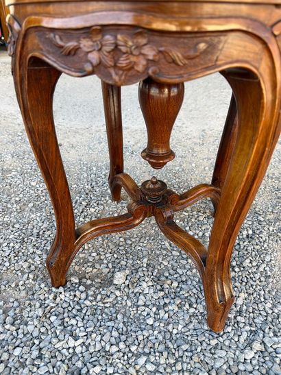 Tabouret de pianiste de style Louis XV en...