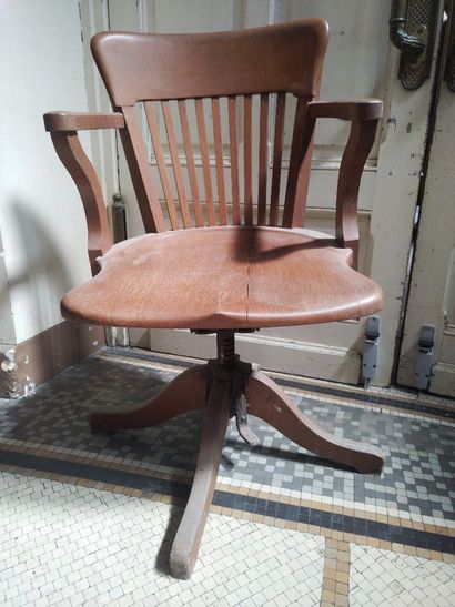 Fauteuil tournant de bureau américain en...