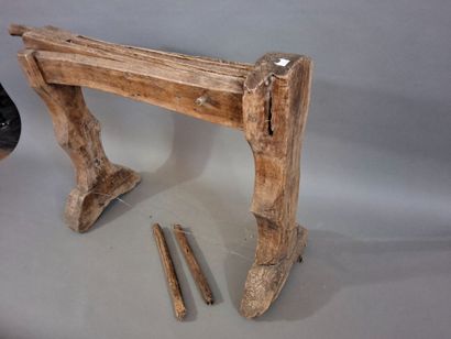 Broie à tillé en bois scié, taillé, assemblé....