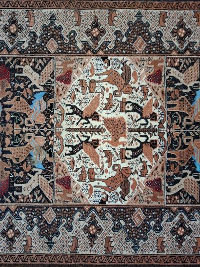 TAPIS d'orient, tapis de prière, en laine...