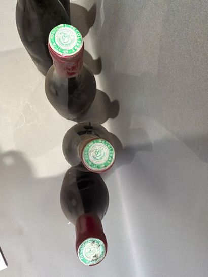 Ensemble de 5 bouteilles de vin rouge de...