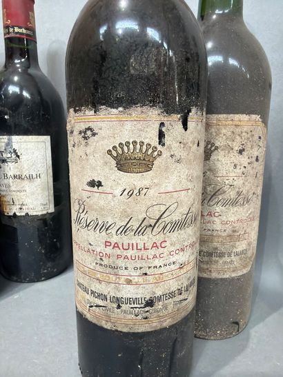 Ensemble de 12 bouteilles de vin comprenant...