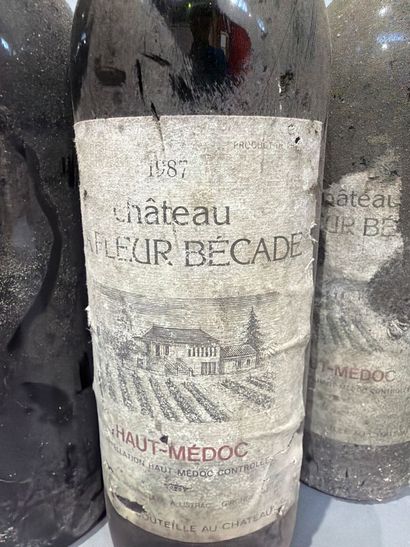 Ensemble de 6 bouteilles de vin comprenant...
