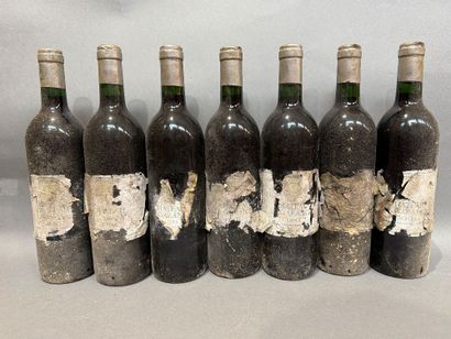 7 bouteilles de Château La Garance 1985 ...